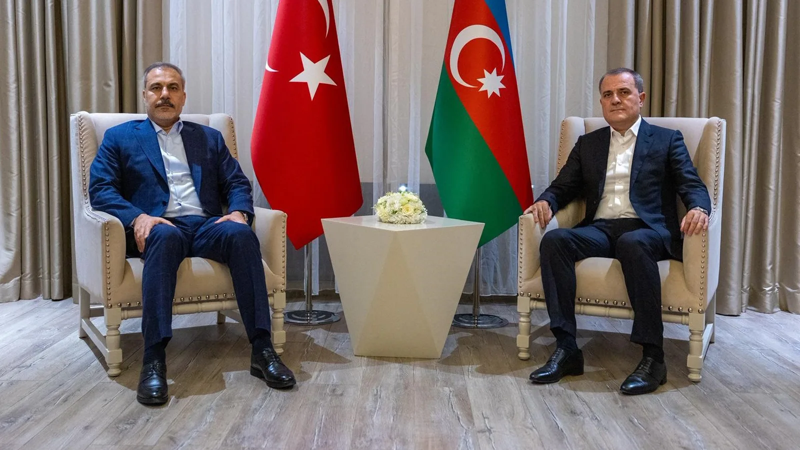 Fidan, Azerbaycan’da Bayramov ile Görüştü