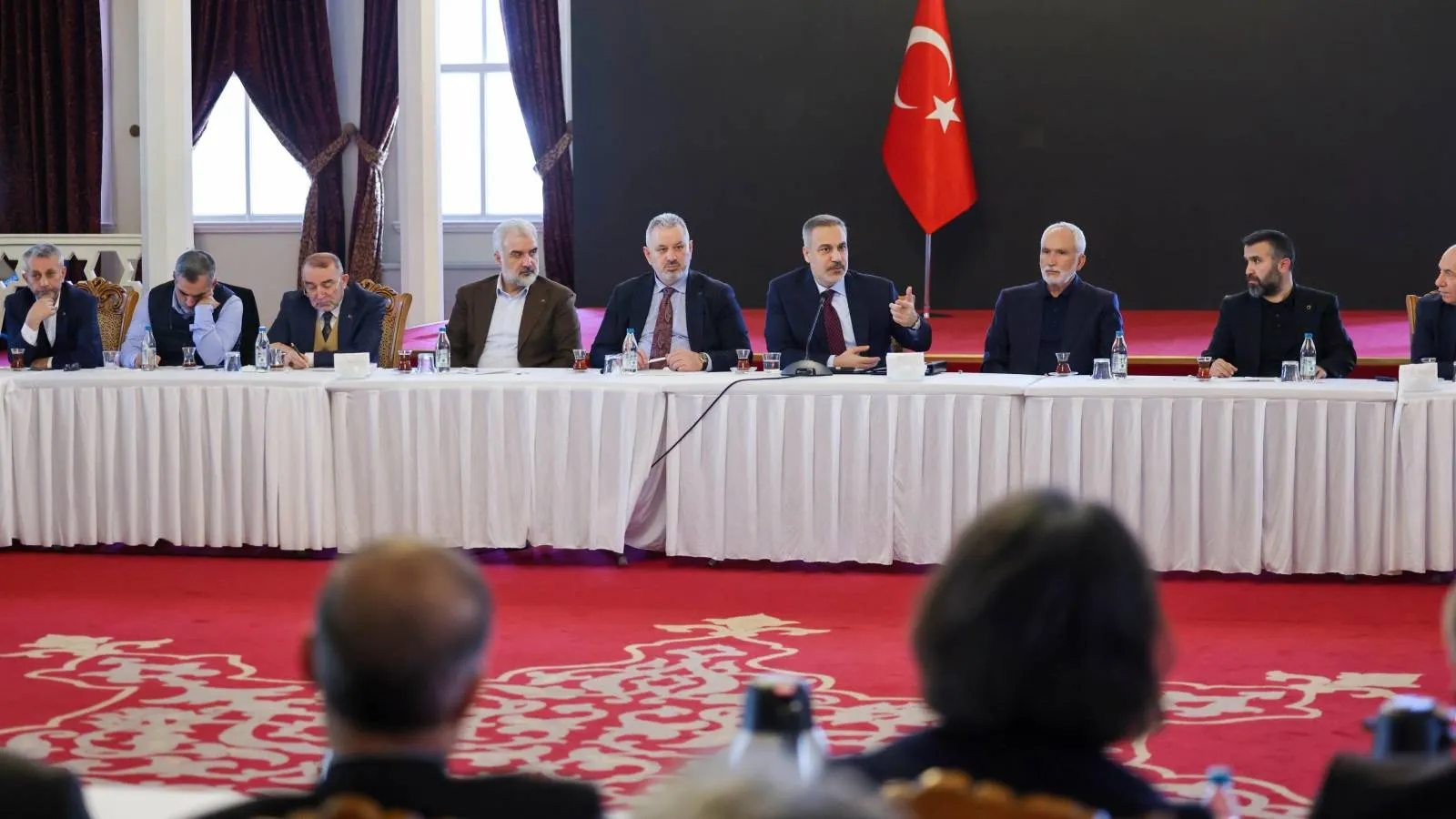 Fidan, Filistin İçin Yardım Koordinasyonunu Görüştü