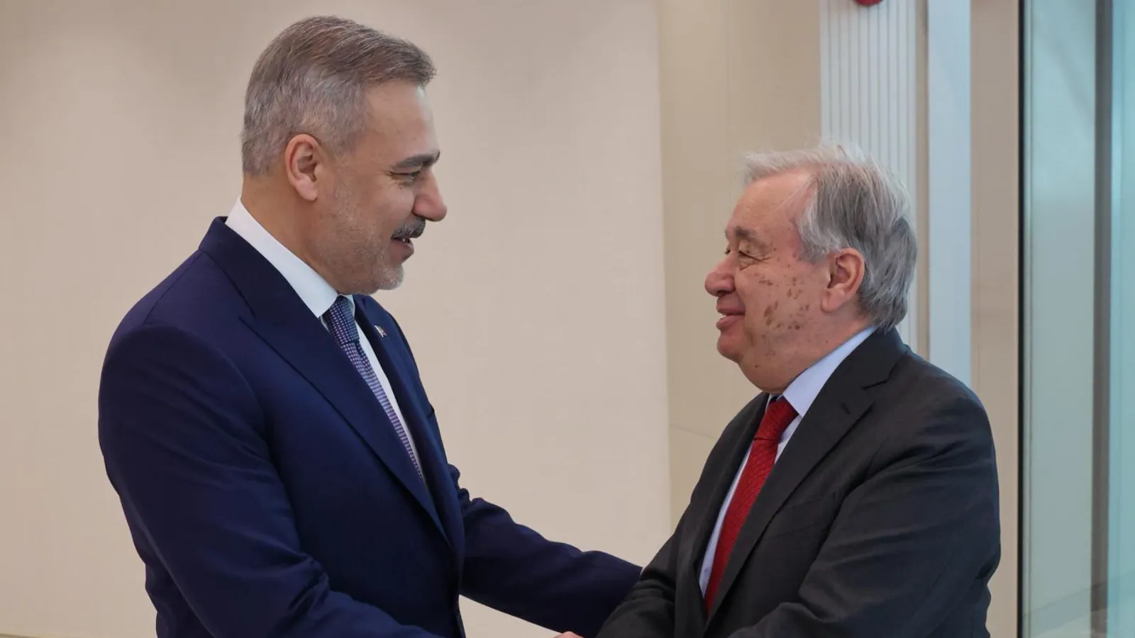 Fidan, Guterres’i Ankara’da Ağırladı