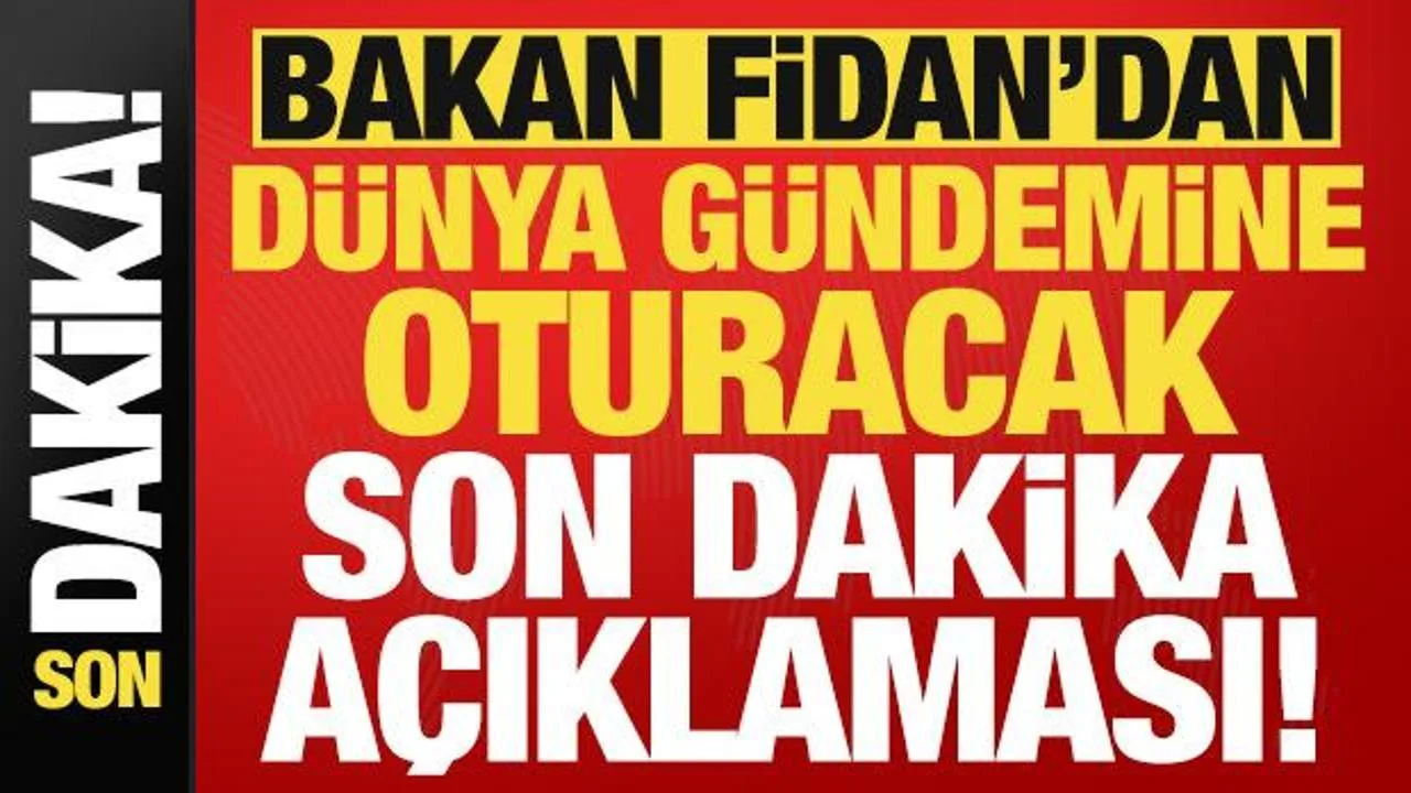 Fidan: İstanbul Görüşmeleri Barışa Kapı Aralayabilir