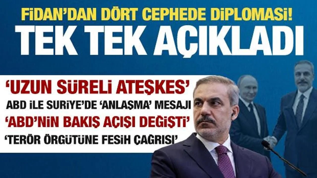 Fidan, Rusya ile kritik görüşmeleri değerlendirdi