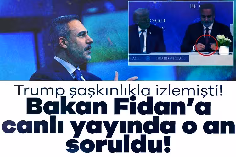 Fidan: Trump’tan Daha Özel Kalemim Var!