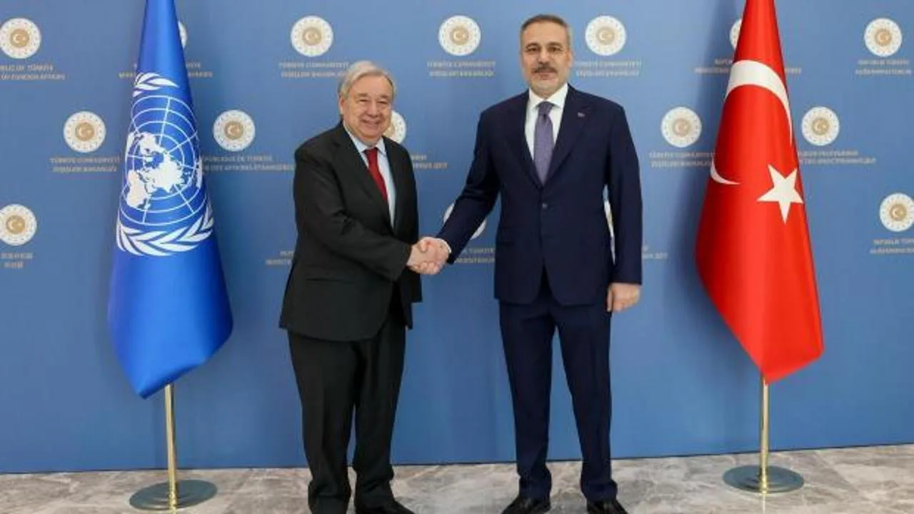 Fidan ve Guterres Ankara’da Görüşme Gerçekleştirdi