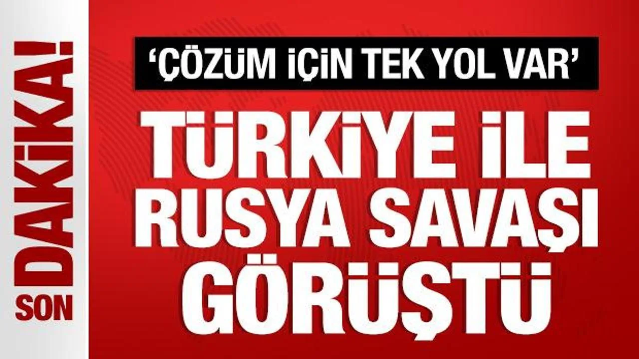 Fidan ve Lavrov: Çözüm Diplomasi ile Olmalı