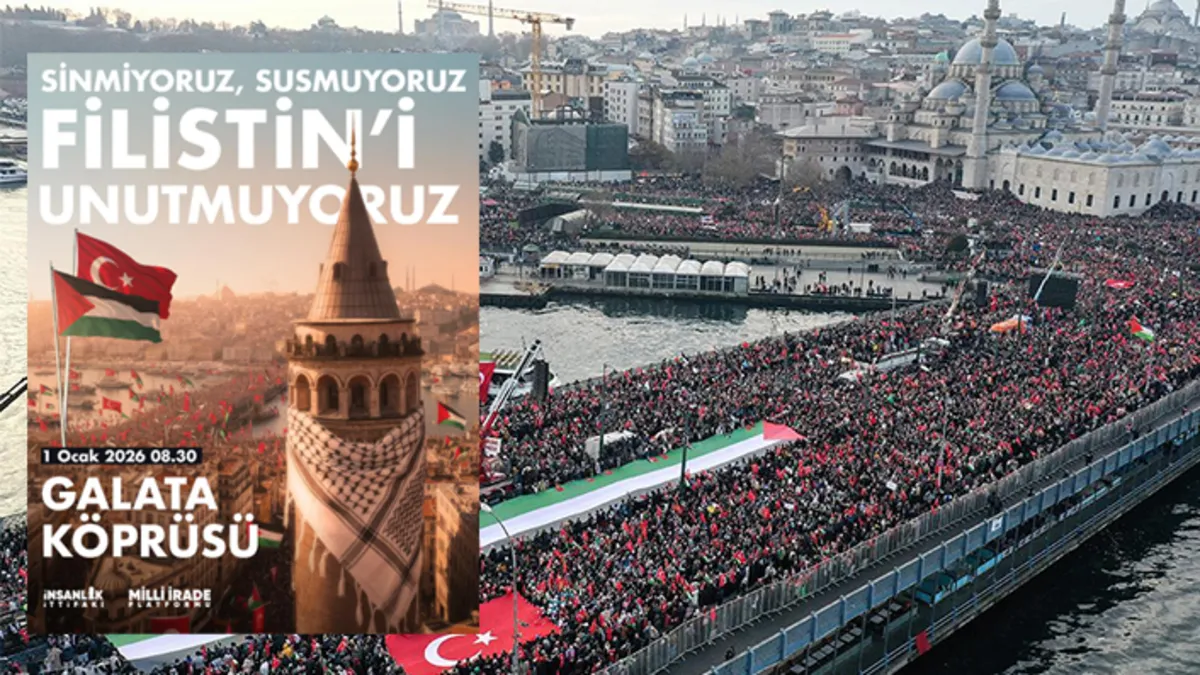 Filistin İçin Yürüyüş: Ayasofya’dan Galata’ya