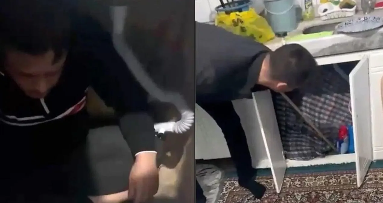 Firari Hükümlü Mutfak Dolabında Yakalandı!