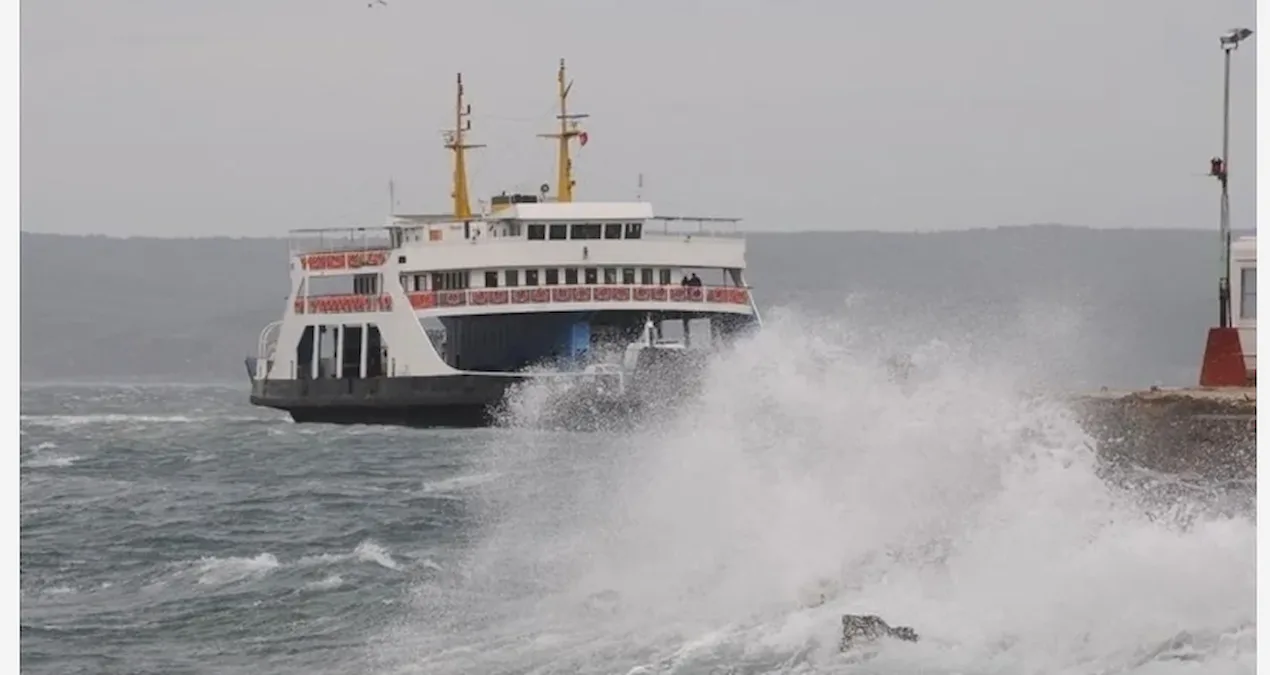 Fırtına Deniz Ulaşımını Aksattı, Seferler İptal!