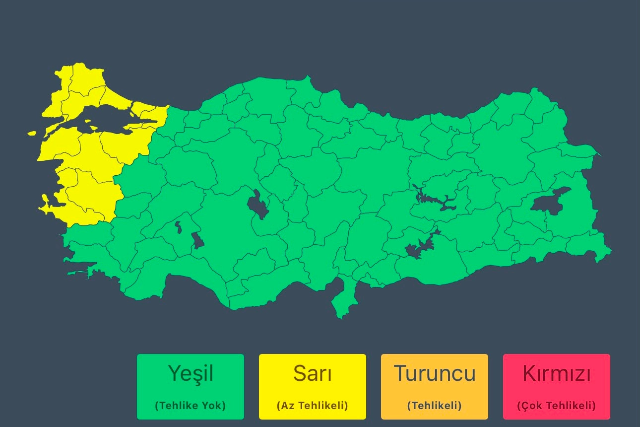 Fırtına Uyarısı: Sarı Kodlu İllere Dikkat!
