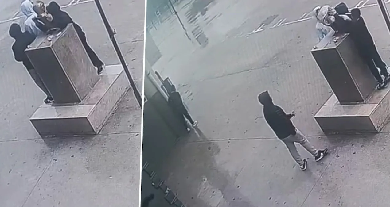 Fırtınada Atatürk Büstünü Öğrenciler Koruya Aldı
