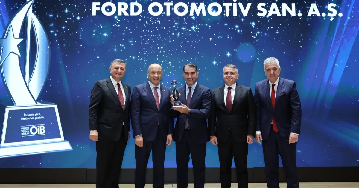Ford Otomotiv, İhracat Şampiyonu Ödülünü Aldı!