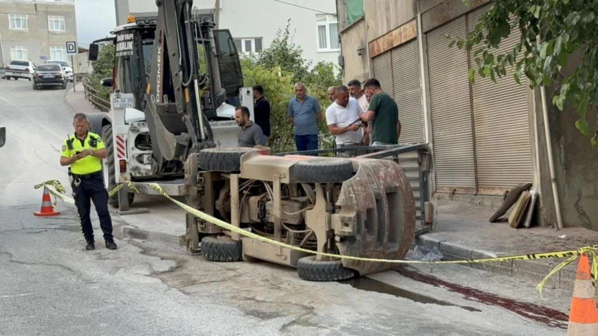 Forklift Devrildi: 1 Ağır, 2 Yaralı!