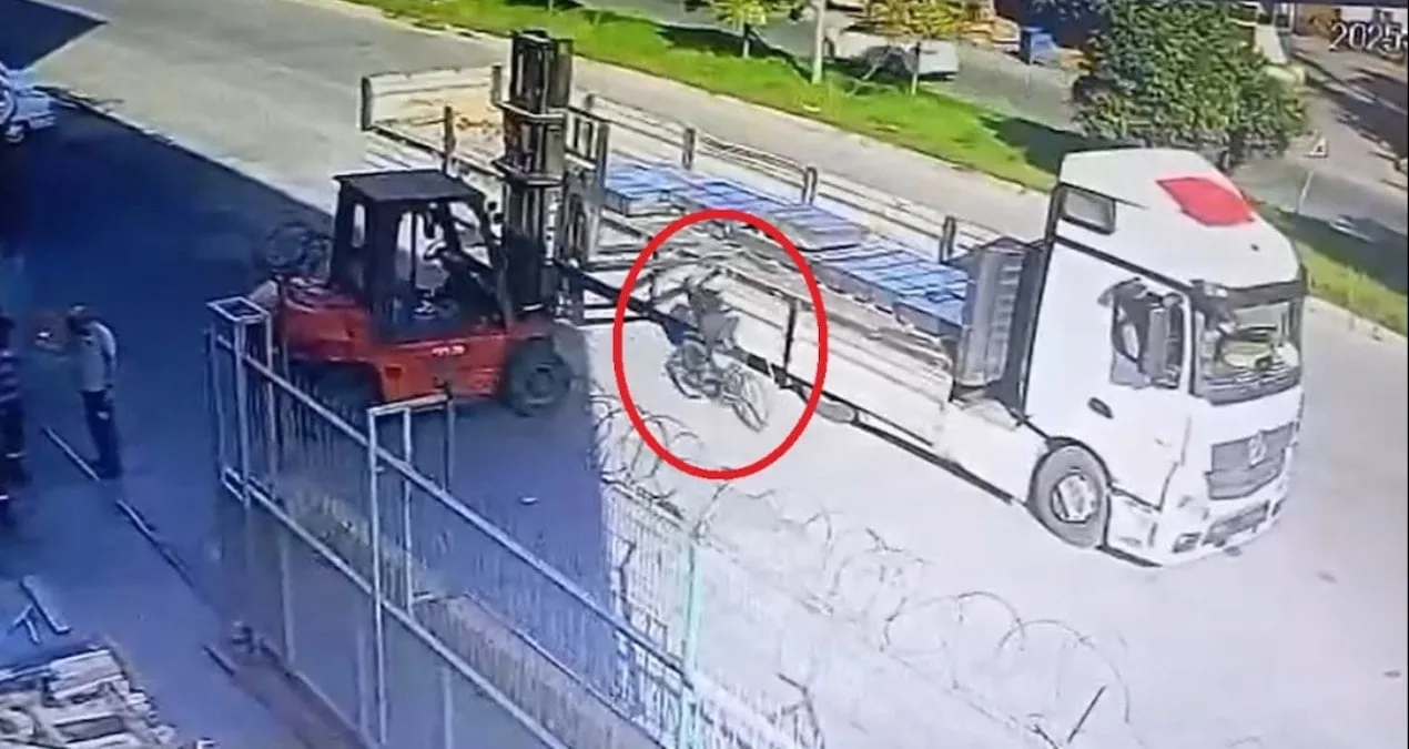 Forklift Kazasında 16 Yaşındaki Çocuk Ağır Yaralandı