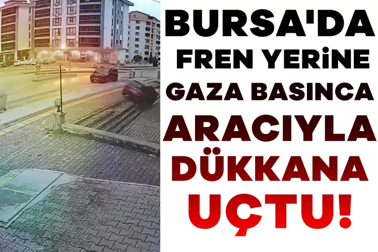 Fren Yerine Gaza Bastı, İş Yerine Uçtu!