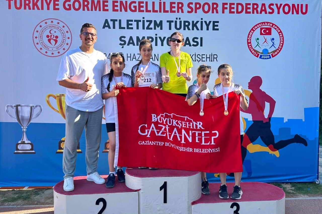 Gaziantep Spor Kulübü, Şampiyonada 10 Madalya Kazandı!