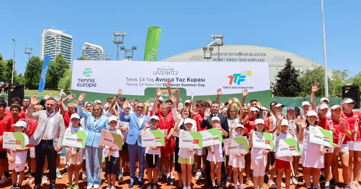 Gaziantep’te Avrupa Yaz Tenis Kupası Coşkusu!