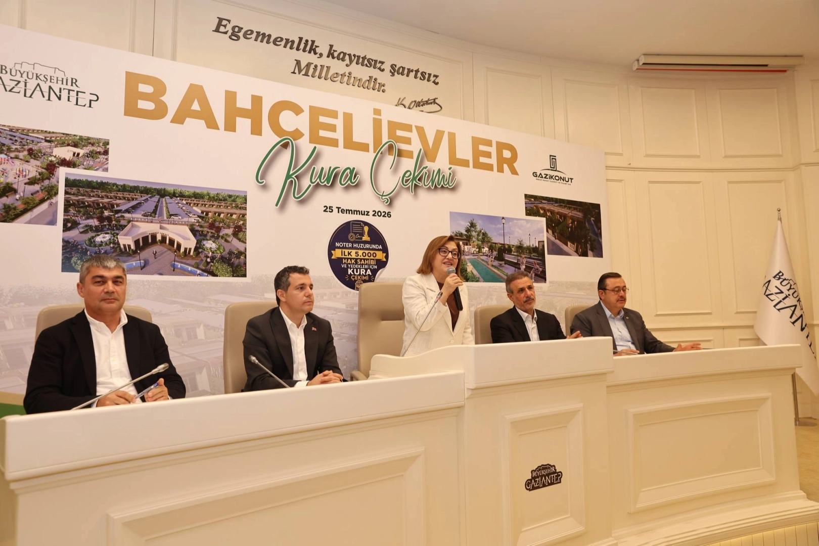 Gaziantep’te Bahçelievler Projesi Kura Heyecanı!