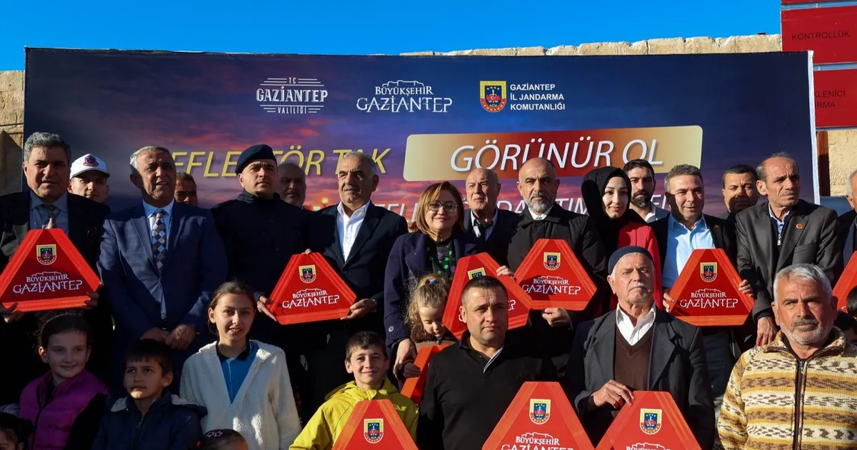 Gaziantep’te Çiftçilere Reflektör Seferberliği