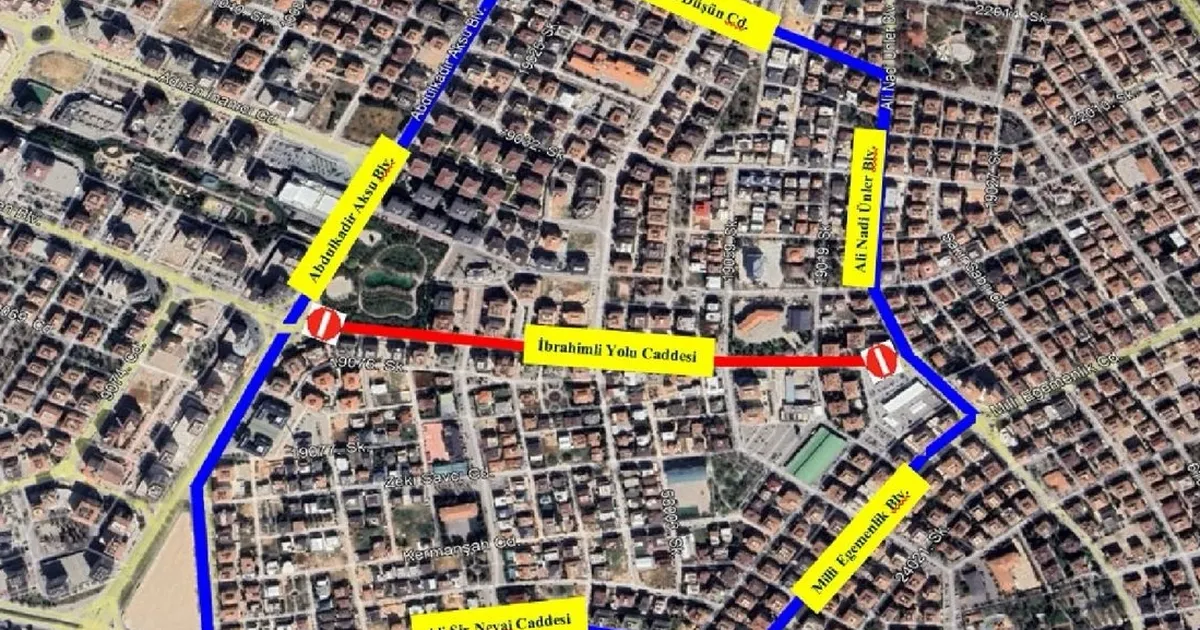 Gaziantep’te İbrahimli Yolu Caddesi Kapatılıyor!
