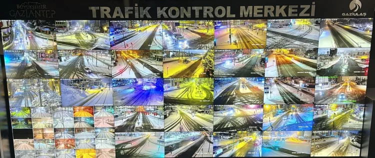 Gaziantep’te Karla Mücadele: Ekipler Tam Kadro Sahada