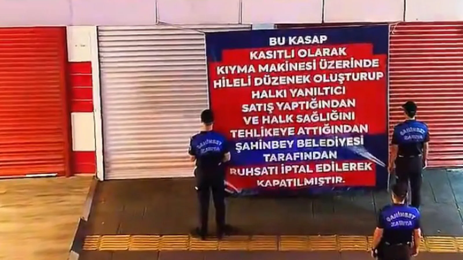 Gaziantep’te Kasapta Şok Düzenek, Mühürlendi!
