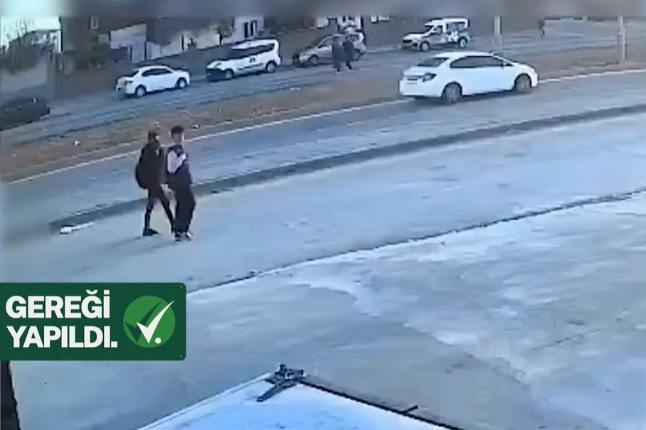 Gaziantep’te Okul Yolunda Çarpan Sürücü Yakalandı