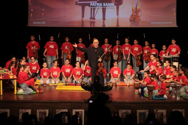 Gaziantep’te Uluslararası Çocuk Müzik Kampı Düzenlendi