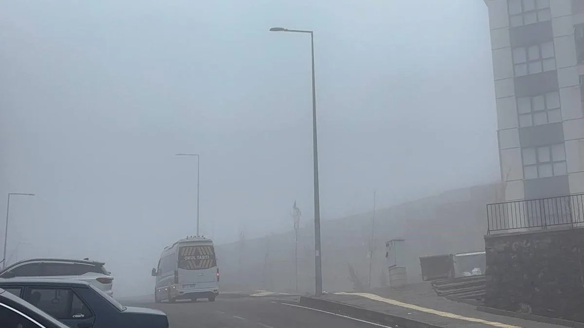 Gaziantep’te Yoğun Sis, Görüş Mesafesi 50 Metre!