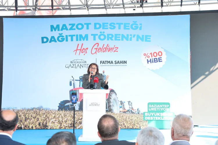 Gaziantep’ten 46 Bin Üreticiye Mazot Desteği!