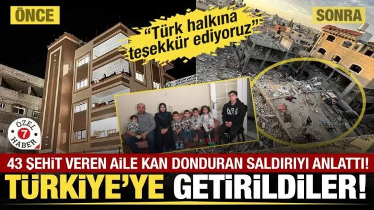 Gazze’de Ailemi Kaybettim, Türkiye’ye Sığındım
