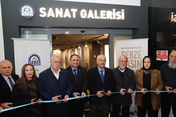 Gebze’de Basın Tarihi Sergisi Açıldı