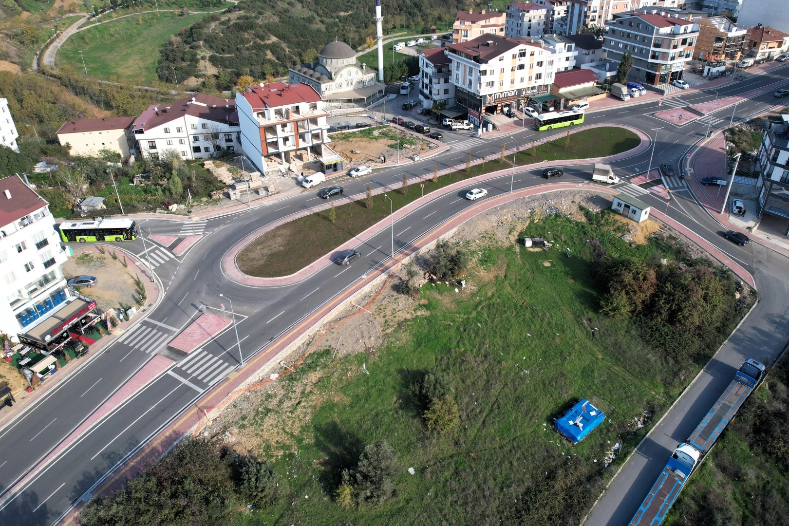 Gebze’de Dönel Kavşak ile Trafik Rahatlıyor!