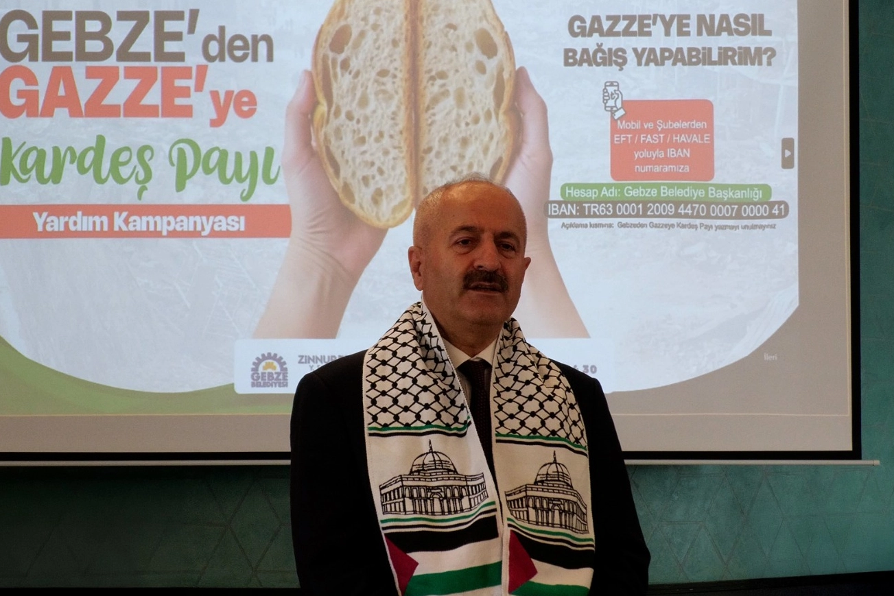 Gebze’den Gazze’ye Kardeş Payı Kampanyası Başladı