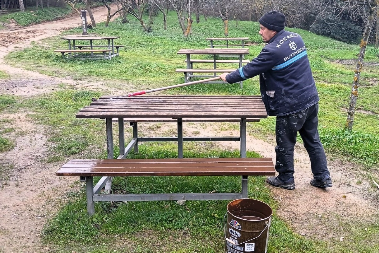 Gebze Gaziler Dağı Parkı’nda Bakım Çalışmaları Devam Ediyor