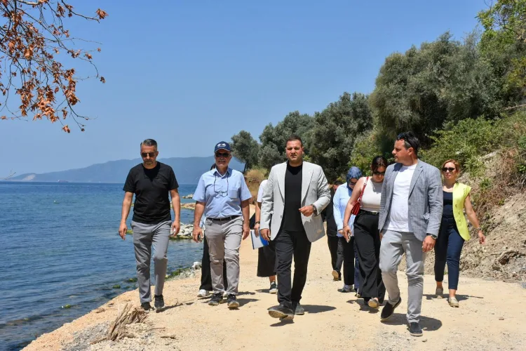 Gemlik’in Yeni Sahil Yolu Projesinde Çalışmalar Hızlandı