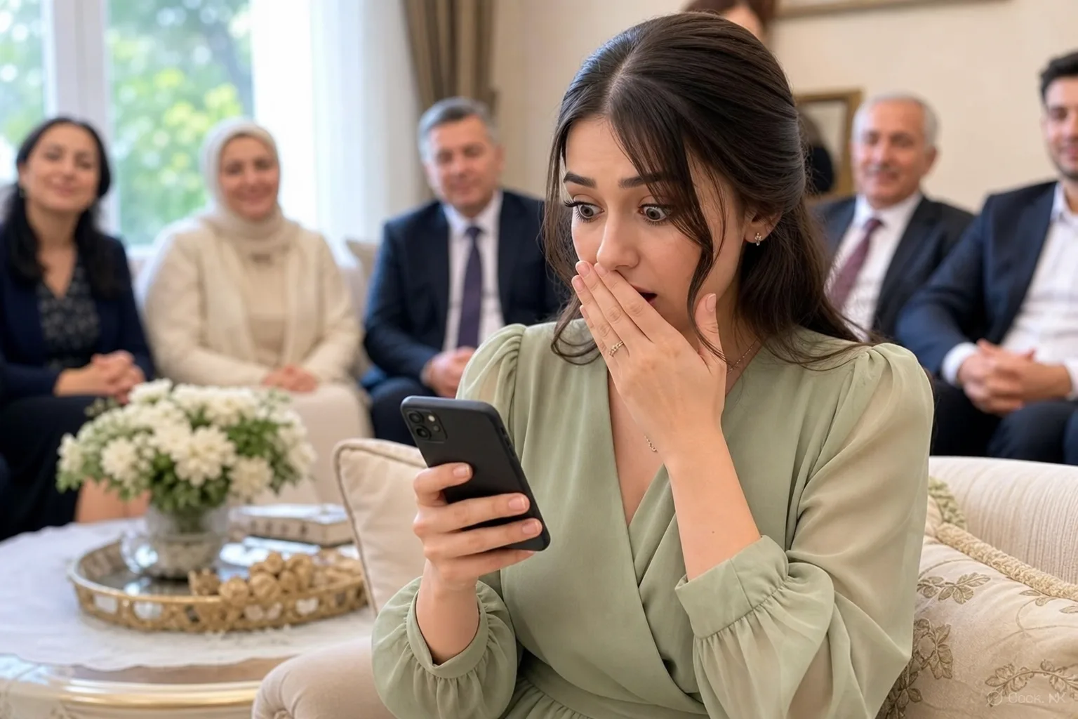 Genç kız istemelerde gelen sürpriz mesajla şaşırdı