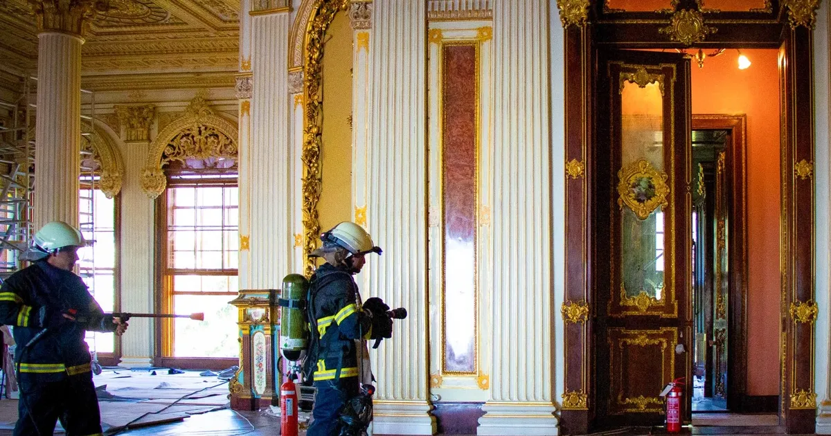 Gerçekçi Yangın Tatbikatı Dolmabahçe Sarayı’nda!