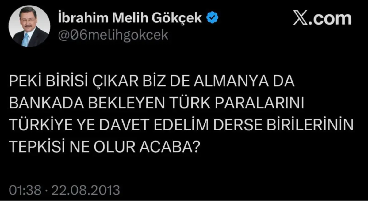 Melih Gökçek Almanya yı yerden yere vururken, oğlu vatandaşlık talep etmiş 3