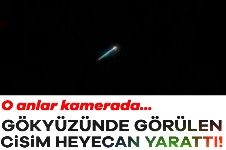 Gökyüzünde Beliren Gizemli Işık Heyecan Yarattı!
