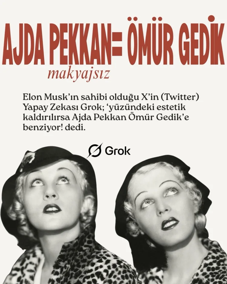 Grok’tan Ajda Pekkan’a Şok Estetik Yorum!