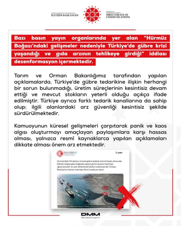 Gübre Krizi İddiaları Asılsız, Stoklar Yeterli!