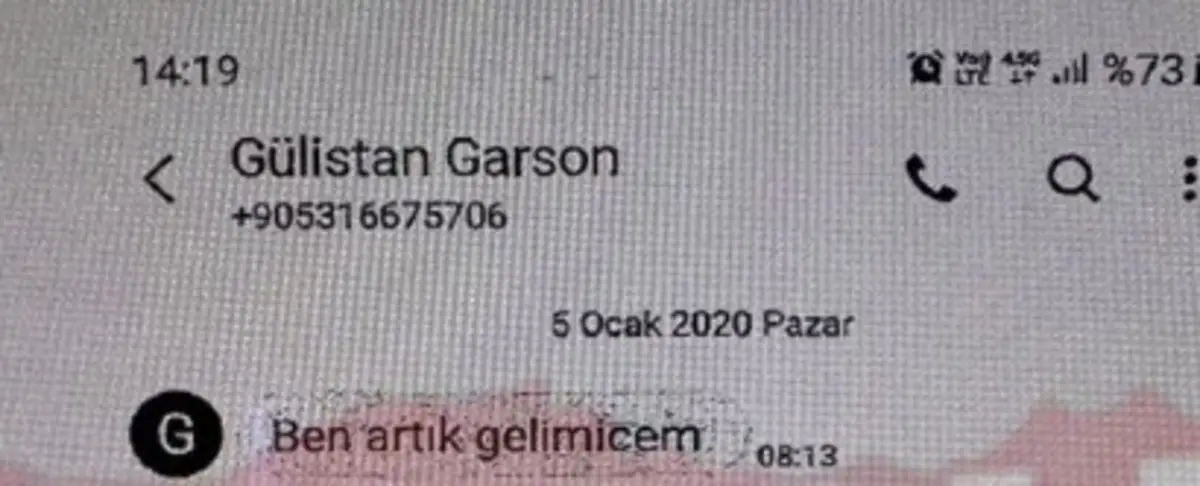 Gülistan Doku nun son mesajı ortaya çıktı! 4