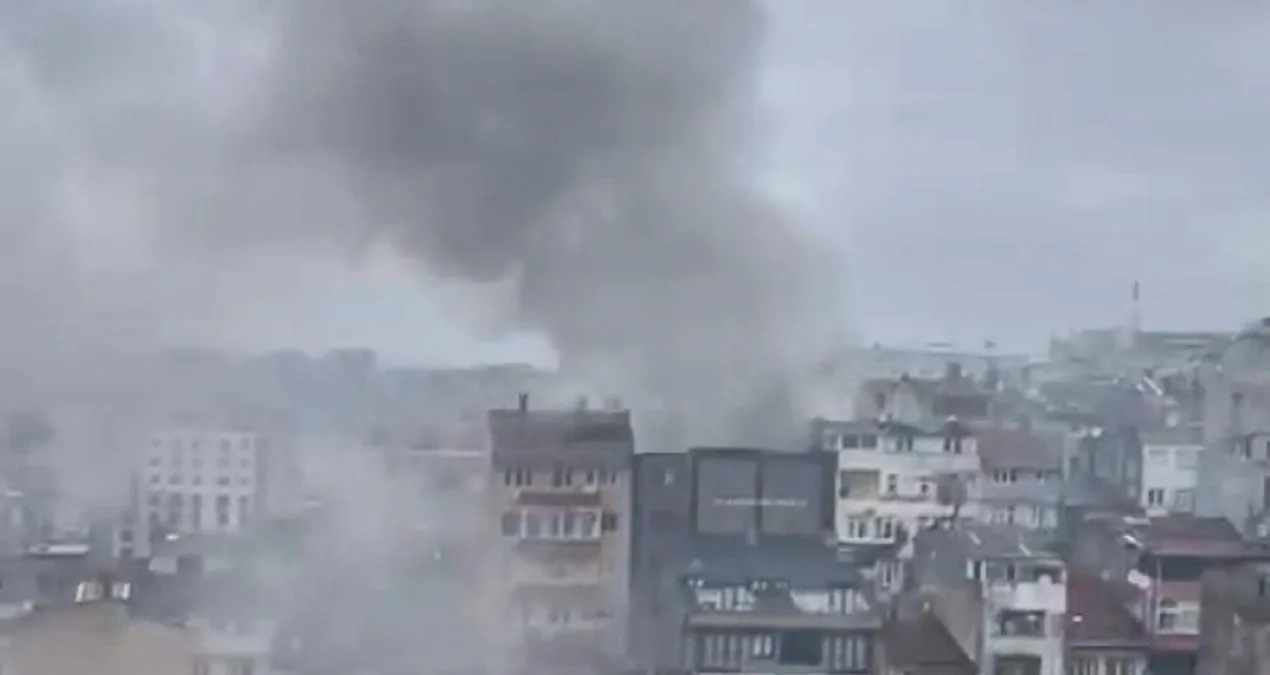 Gültepe’de 4 Katlı Binada Yangın Çıktı!