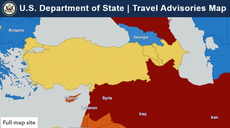 Güneydoğu Türkiye’ye Seyahat Uyarısı: Seviye 4!
