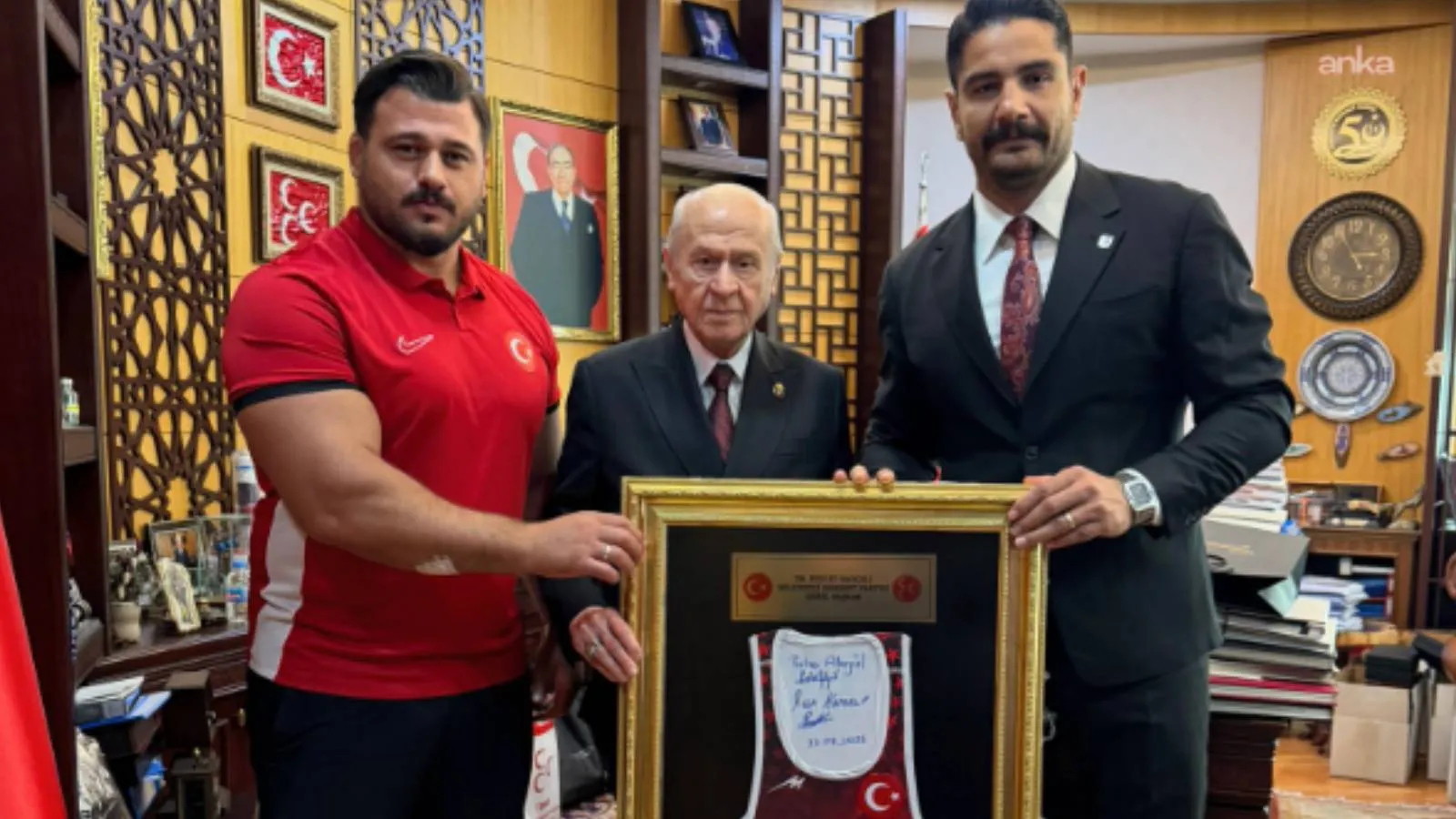Güreşin Geleceği İçin Bahçeli ile Görüştüler