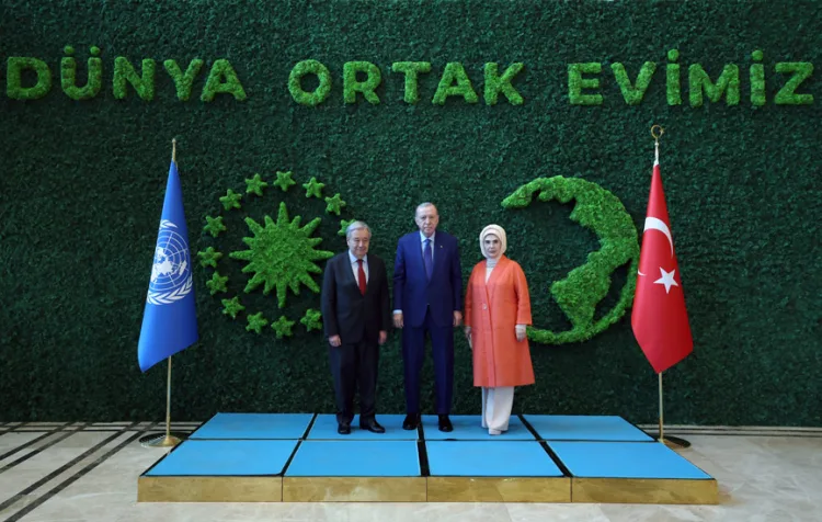 Guterres’e Atatürk Barış Ödülü Erdoğan’dan