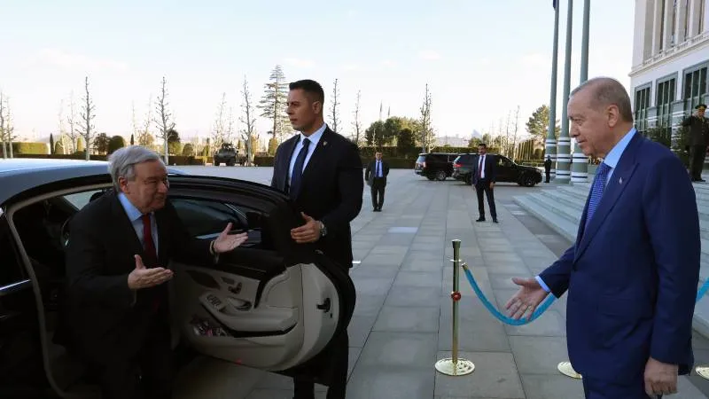 Guterres, Erdoğan ile Ankara’da buluştu