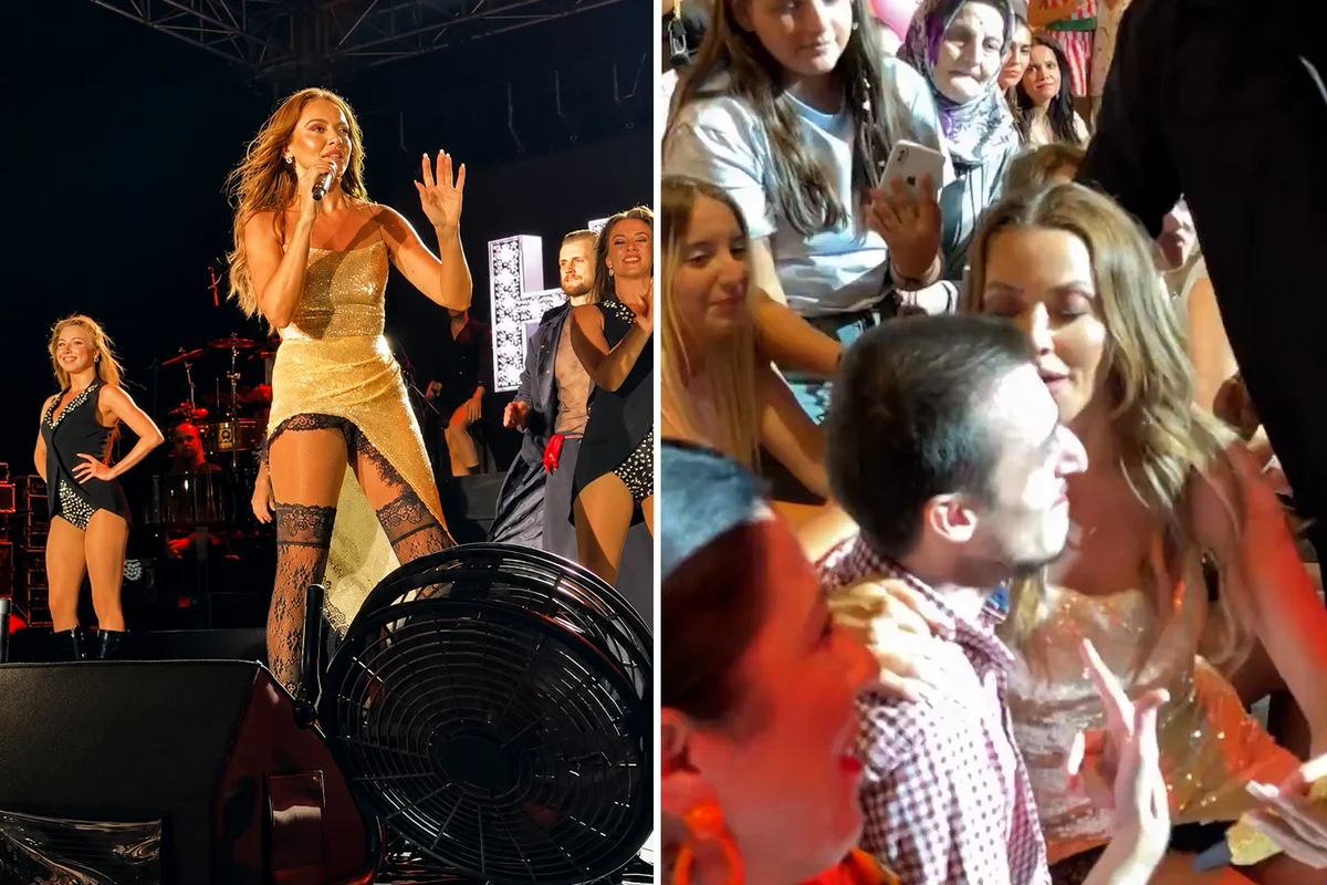 Hadise’nin Konserinde Duygusal Anlar: Hayranıyla Yakından İlgilendi