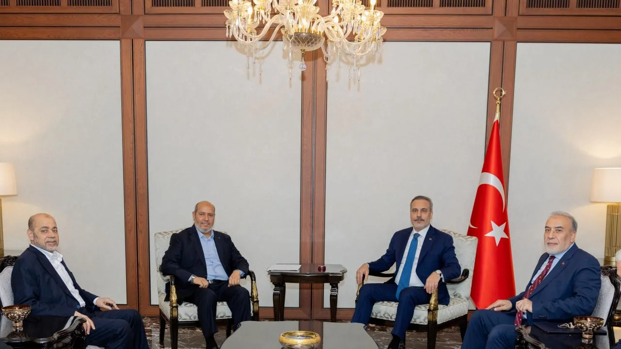Hakan Fidan, Hamas Heyeti ile Ankara’da Buluştu