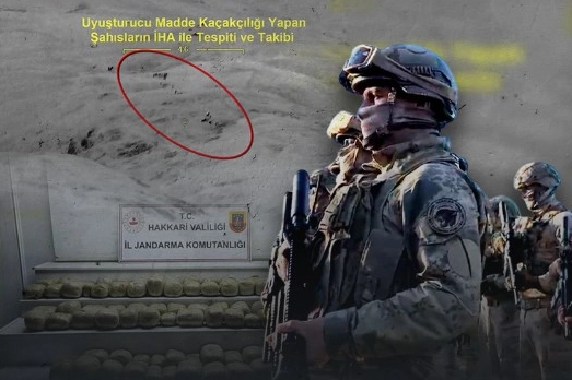 Hakkari’de JİHA Desteğiyle 253 Kg Esrar Ele Geçirildi!