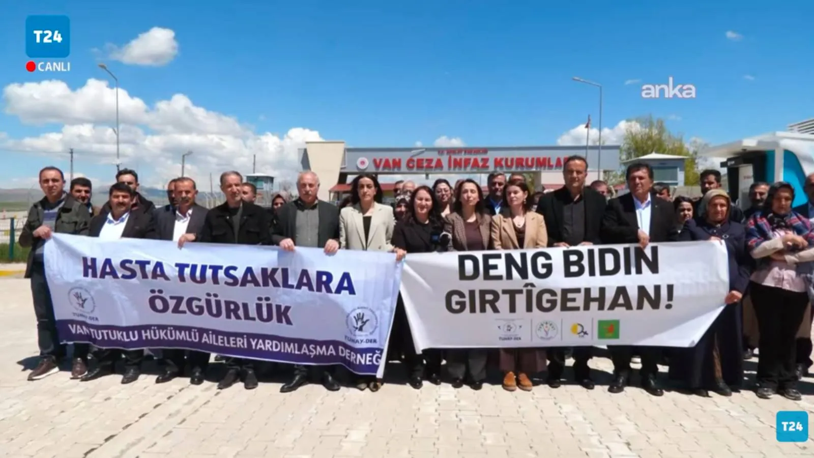Hasta Tutsaklara Özgürlük İçin Protesto!